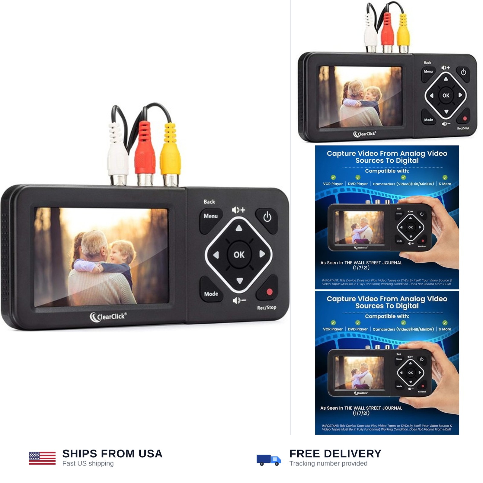 ClearClick Video to Digital Converter 2.0 (Second Generation) - Record Video ...