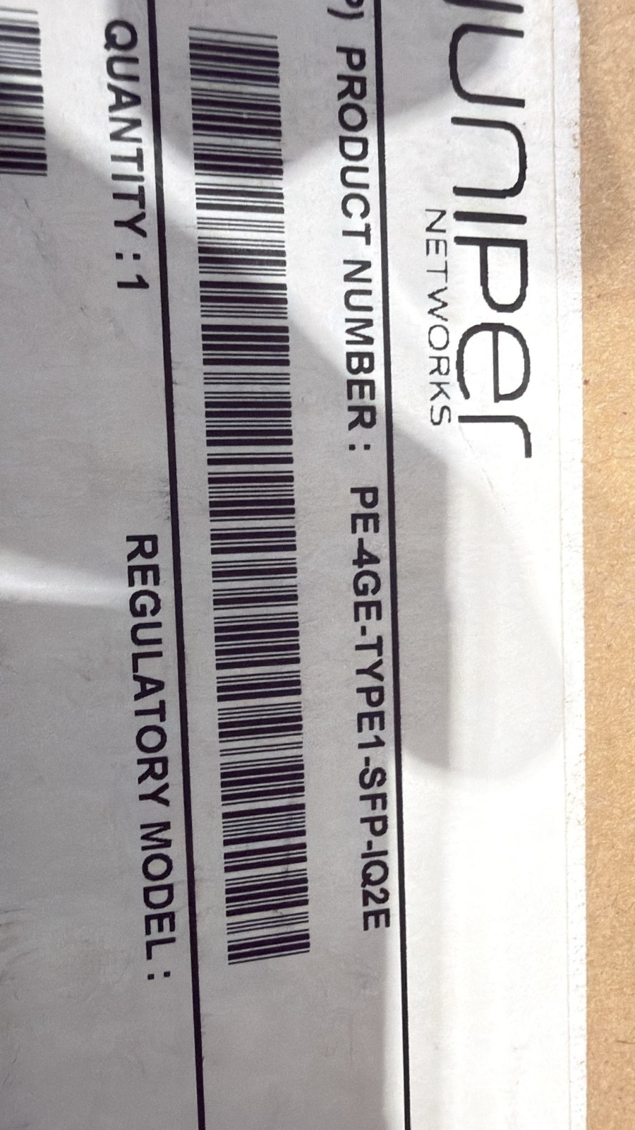 PE-4ge-type1-sfp-1q2e JUNIPER NEW INBOX