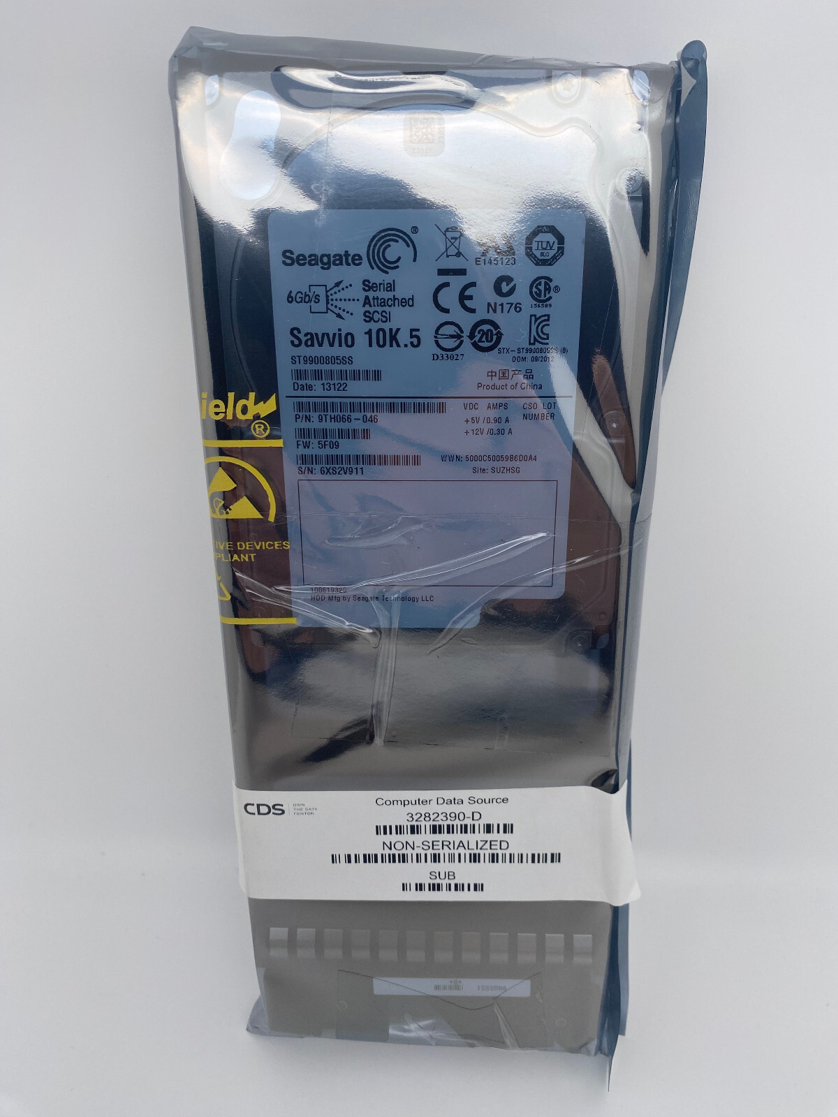 HITACHI 900GB 10K 6G 2.5 SAS SFF HOT-SWAP 9HGSS CADDY 3282390-D