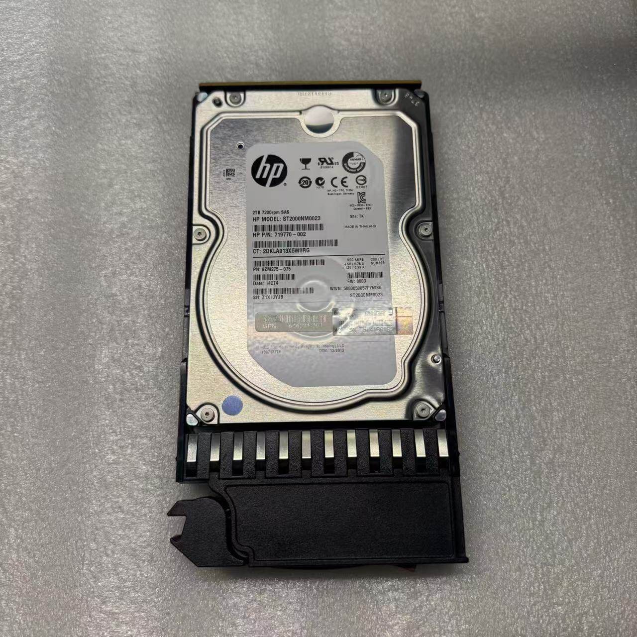 For HP 605475-001 AW555A 2T SAS 7.2K 6G 3.5 MSA P2000 Storage Hard Drive