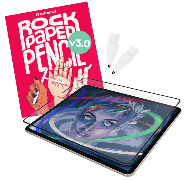 Astropad Rock Paper Pencil v3.0 Paper Screen Protector iPad Air 11 M4 Pencil Pro