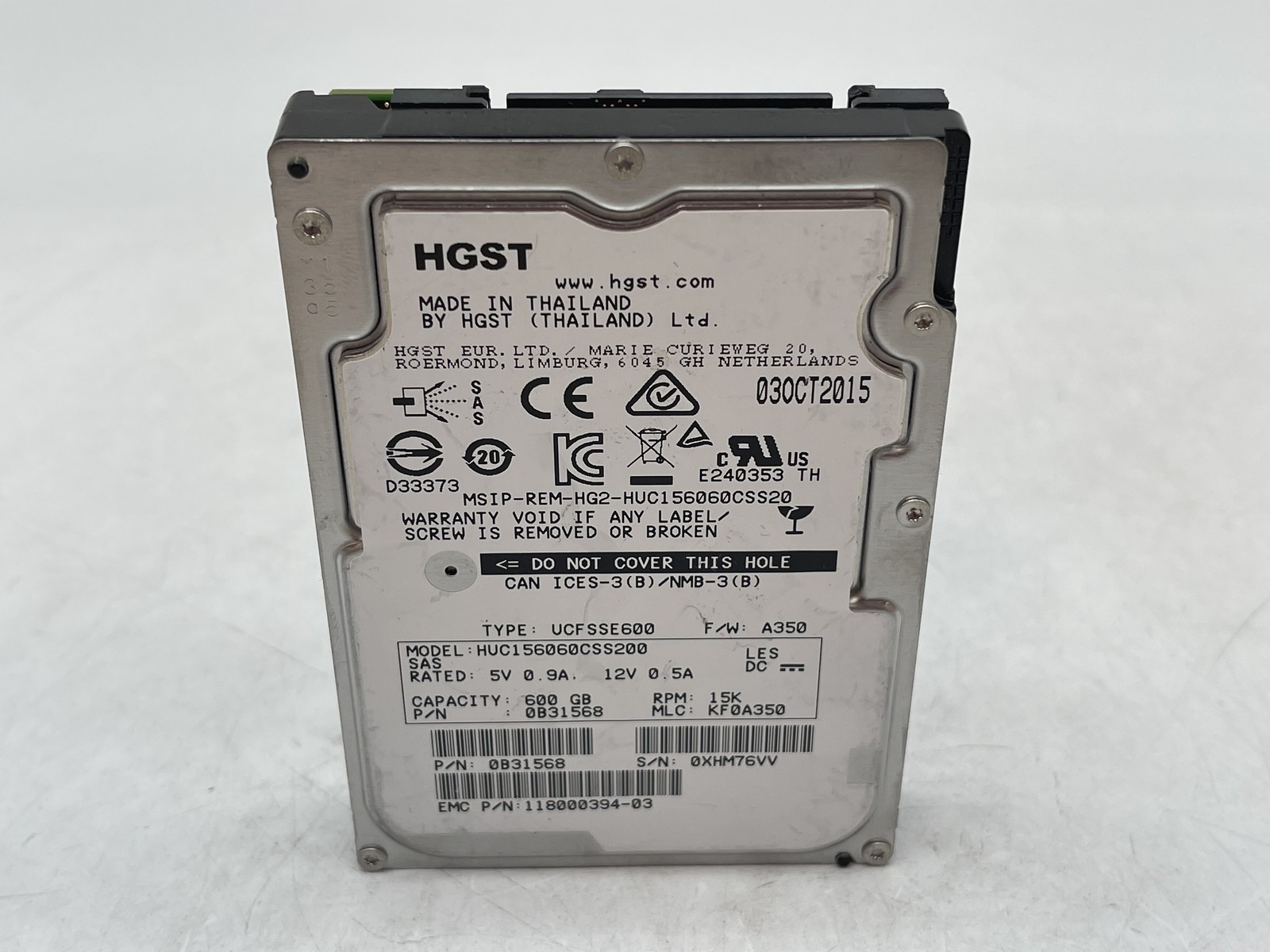 HGST HUC156060CSS200 600GB 2.5" SAS Internal HDD Hard Drive GRADE A FREE S/H