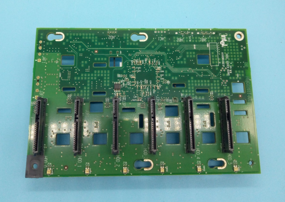Intel PBA D22809-205 6x SAS Hot-Swap BackPlane #GK14338