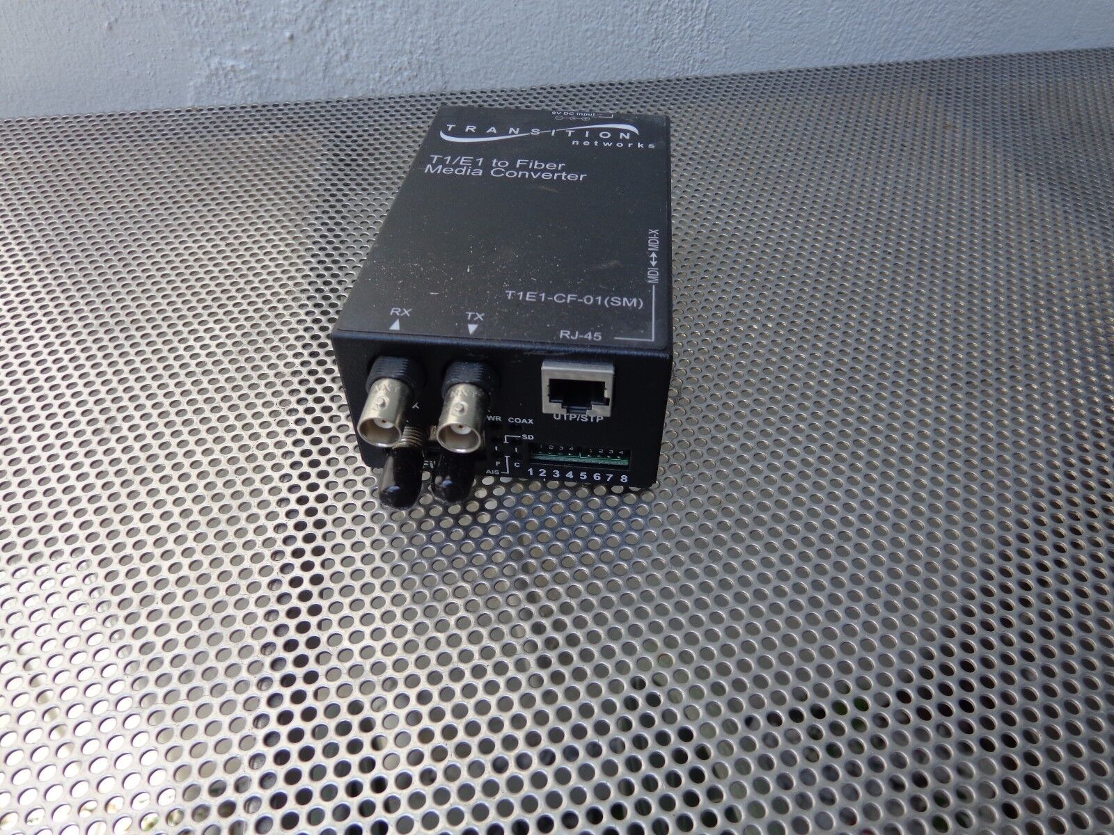 Transition Networks T1E1-CF-01(SM) T1/E1 to Fiber Media Converter (NO ADAPTER)