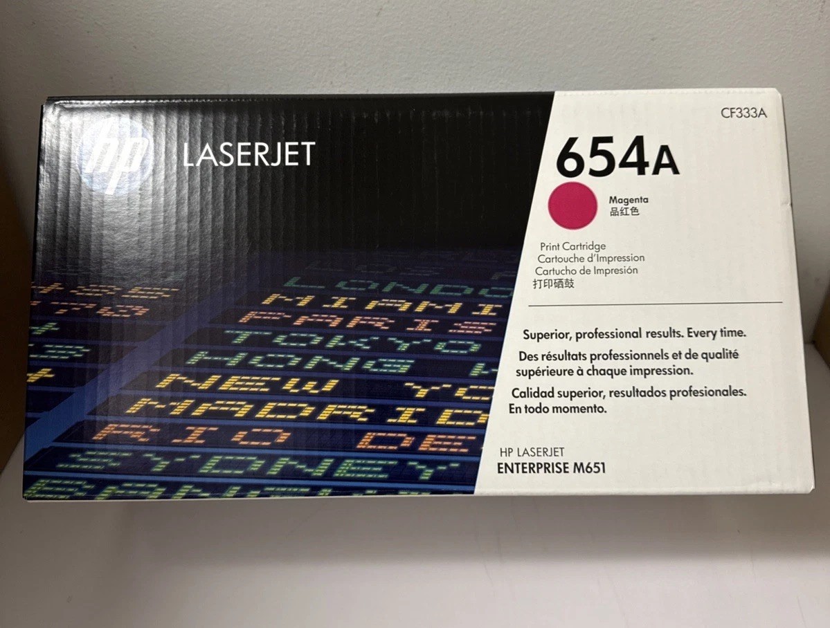 HP 654A (CF333A) Magenta LaserJet Toner Cartridge