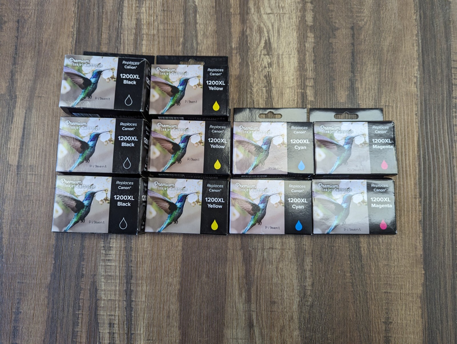 Premium Inkjet C-PGI1200XLC Compatible Canon PGI 1200 Cartridges Lot Of 10