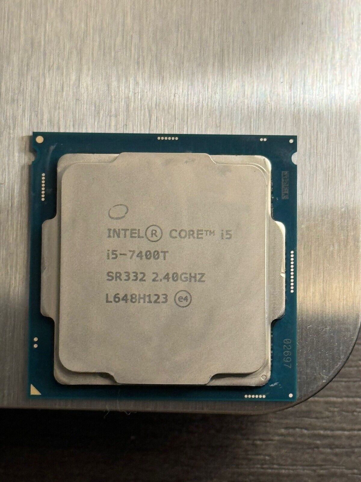 Intel Core i5-7400T 2.4 GHz Quad-Core (SR332) Processor (untested)