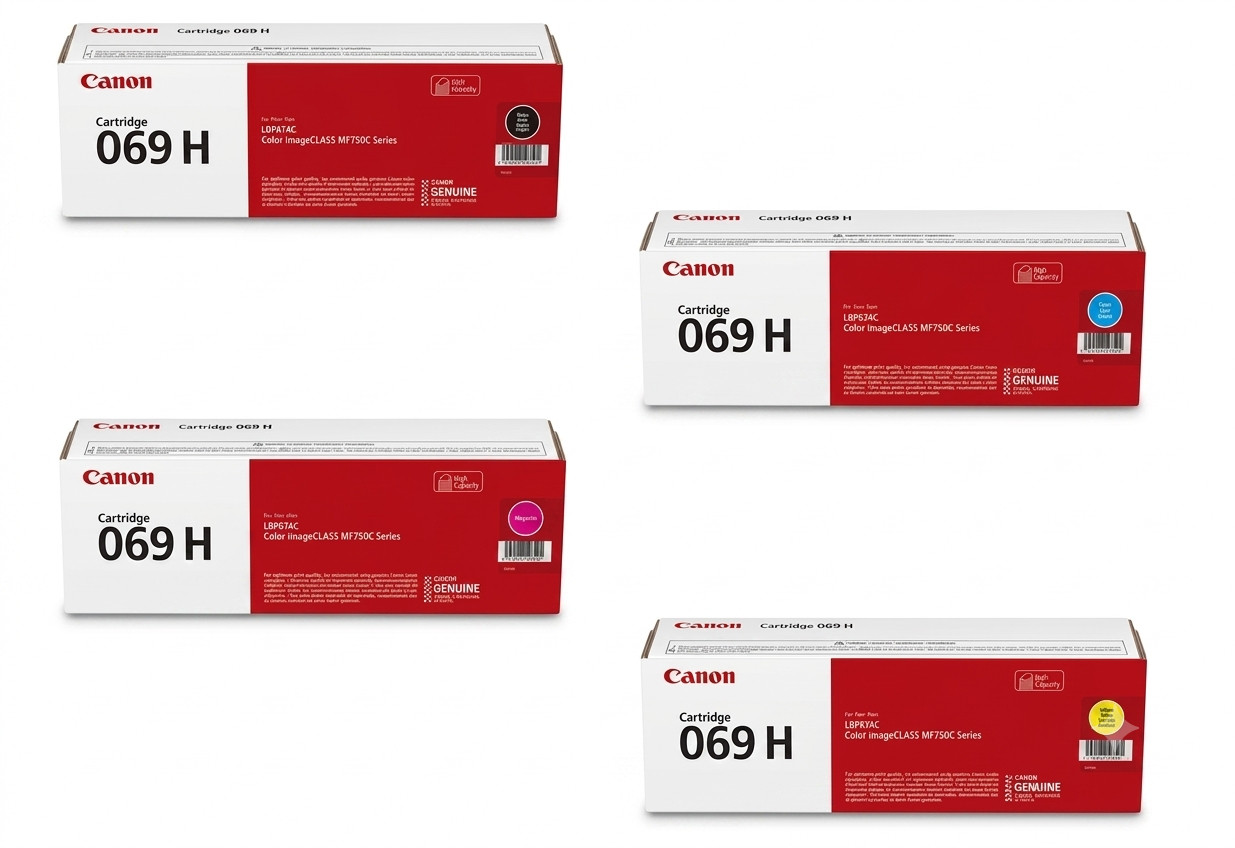 4 Pack Canon 069H High Yield Toner for LBP673 LBP674 MF751 MF754 ✅Sealed Box ✅