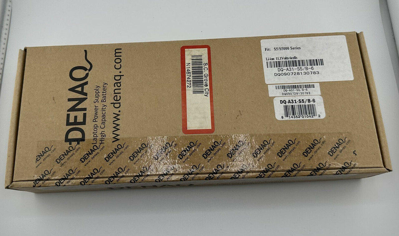 DENAQ S5/S5000 DQ-A31-S5/B-6 LAPTOP POWER SUPPLY BATTERY FOR ASUS S S5 S5000