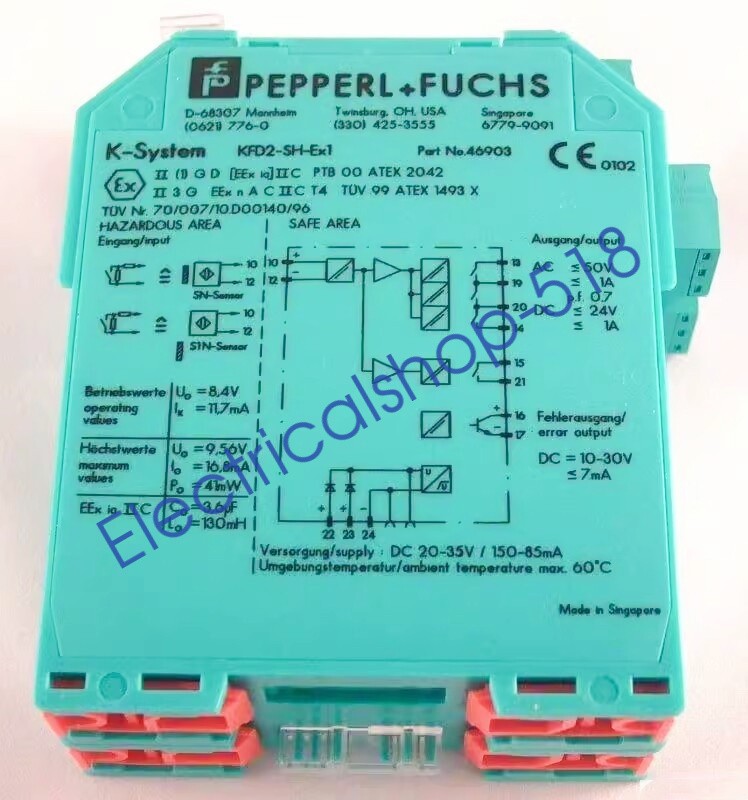 1pcs PEPPERL+FUCHS Safety Barrier KFD2-SH-EX1 DHL/FedEx