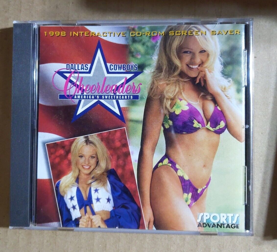 Dallas Cowboys Cheerleaders 1998 Interactive CD ROM Screen Saver Win/Mac PC Game