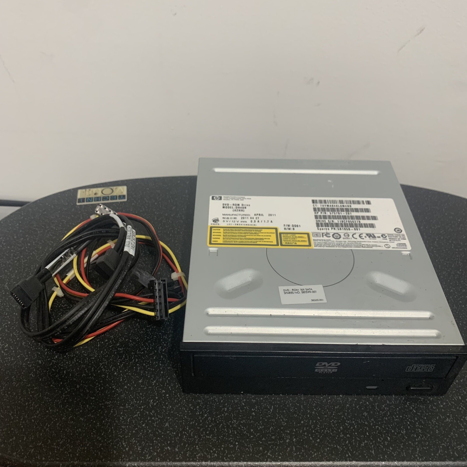 HP Z800 Workstation 16X/48X DVD-Rom Sata Optical Drive - 575781-201