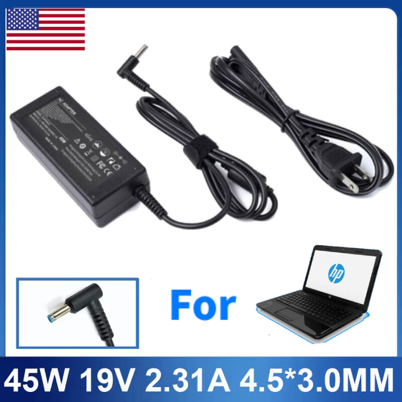 45W For HP Model 15 Laptop Computer Charger Pavilion X360 Blue Tip Power Cord