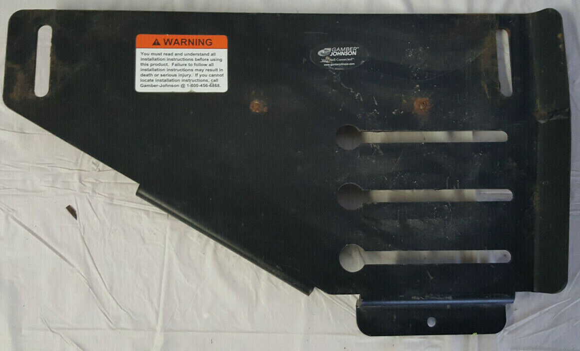 Gamber-Johnson Black Steel Computer Mount Component - Flat