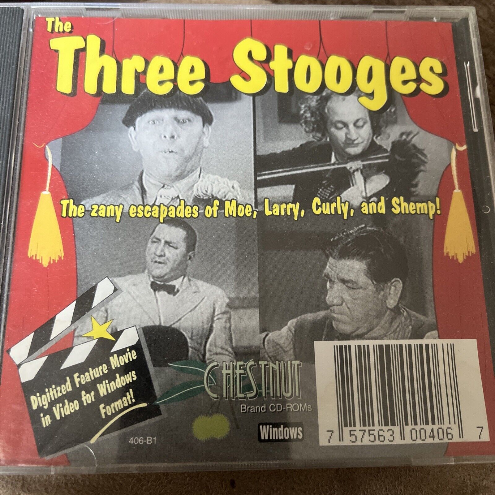 The Three Stooges PC CD ROM Windows