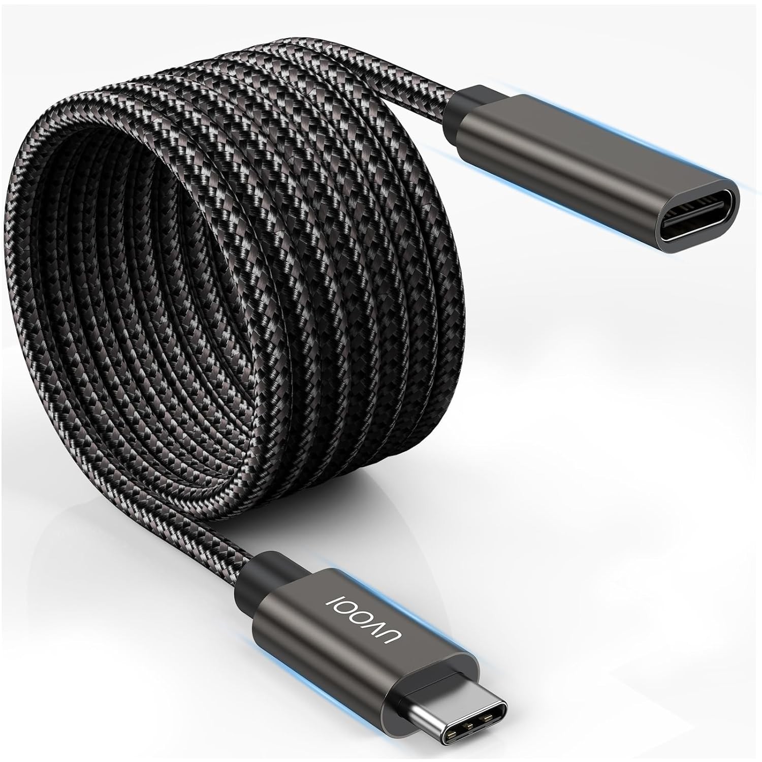 USB C Extension Cable 3/10FT, USB C Extender Cord Male to Female USB 3.2 Type C