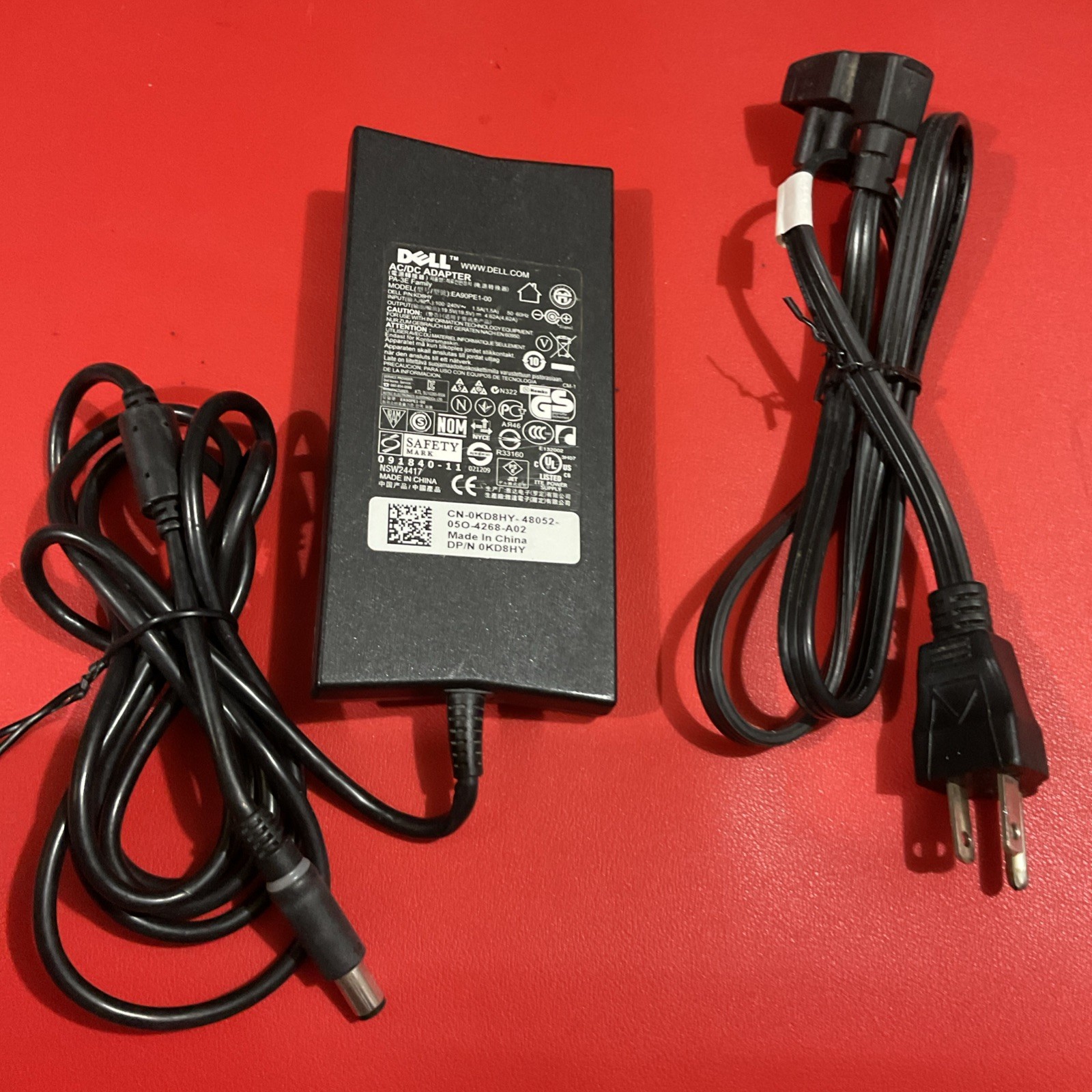 Genuine Original DELL FA90PE1-00 19.5V 4.62A 90W AC Power Adapter Charger