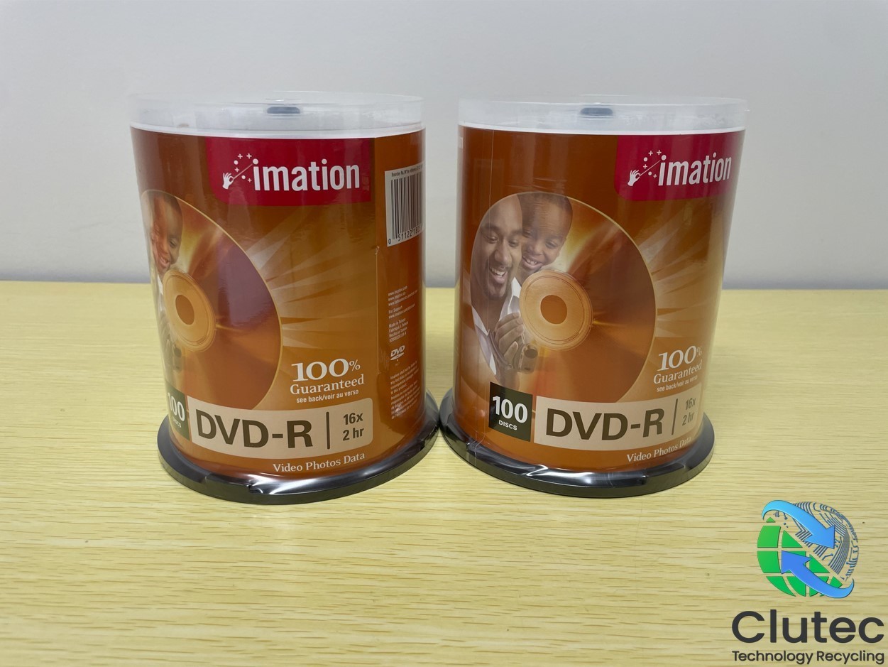 QTY LOF OF 2 NEW Sealed Imation DVD-R 100 Disc 16x 2hr Media Disc 51122180590