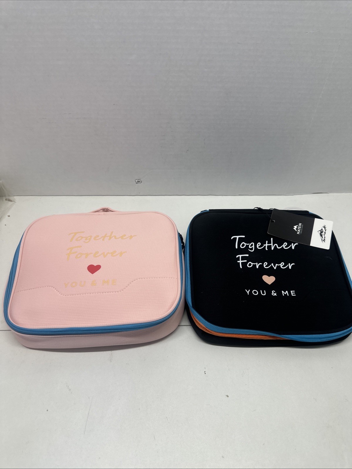 Matein Portable Electronics Travel Laptop Organizer Bag Together Forever You &Me