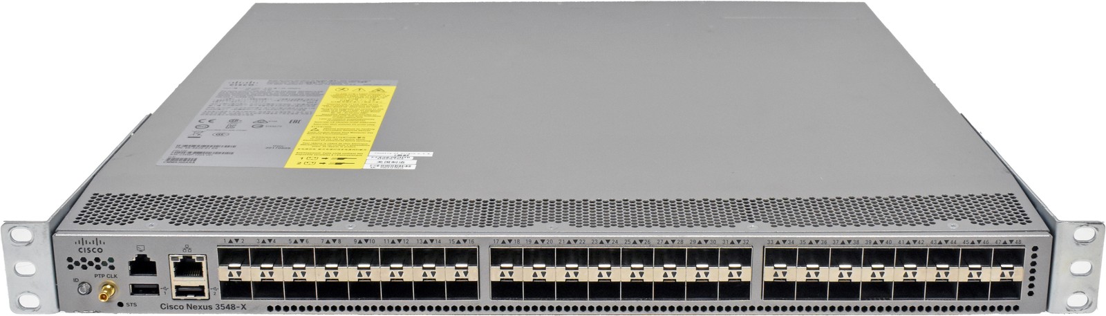 Cisco Nexus 3548-X N3K-C3548P-10GX 68-5626-01 48-Port SFP+ 10GE Switch