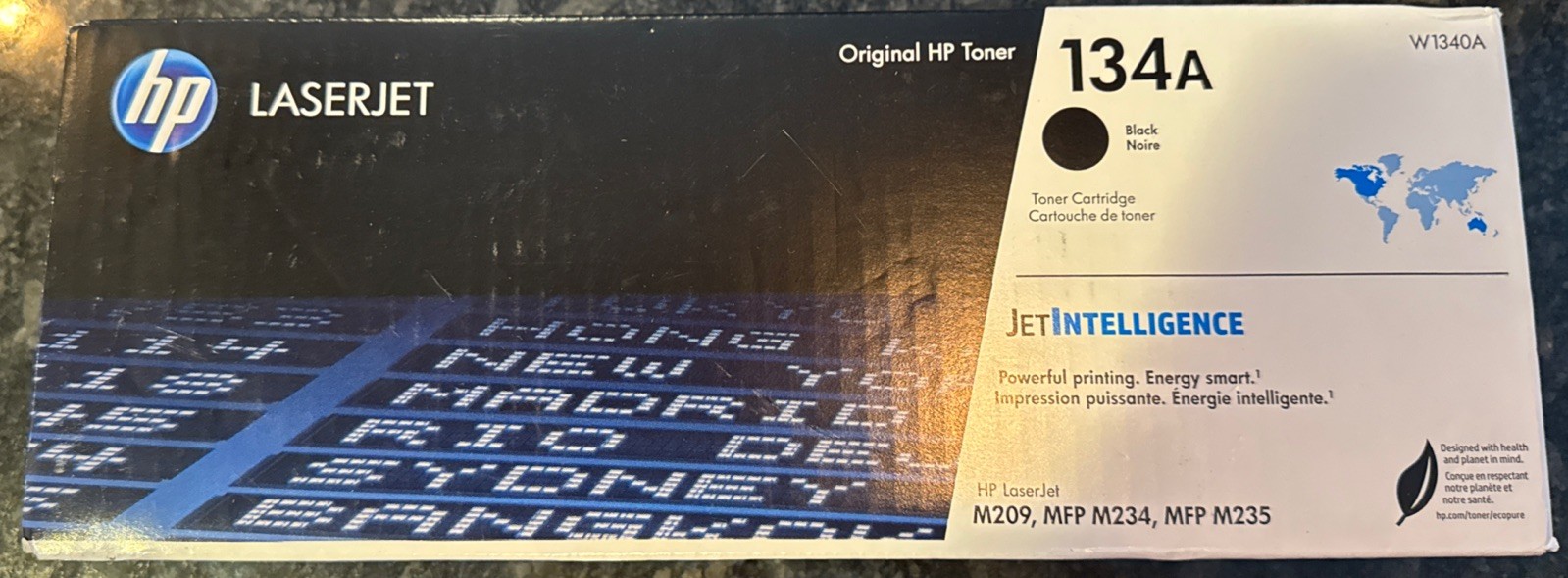 HP 134A Black Toner Cartridge Printers Works w/ LaserJet M209 Series LaserJet