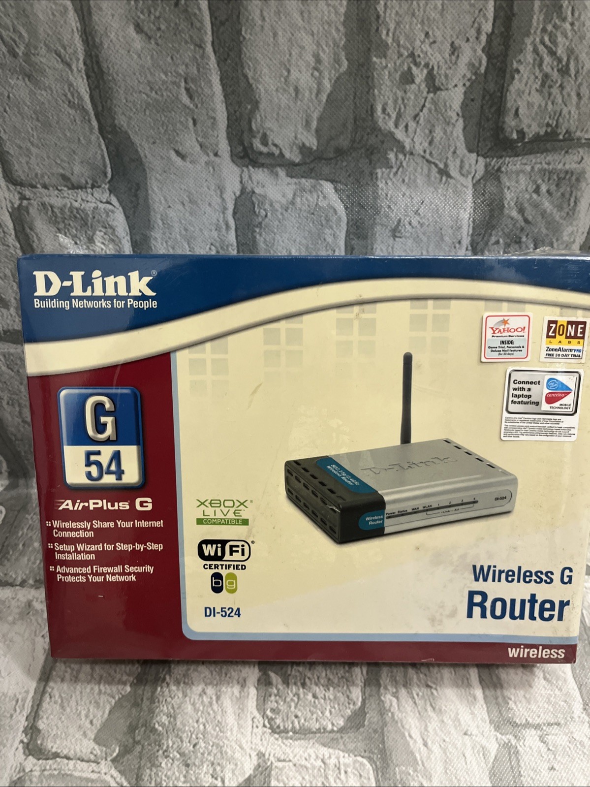 D-Link DI-524 54 Mbps 1-Port 10/100 Wireless G Router (DI-524UP/E)