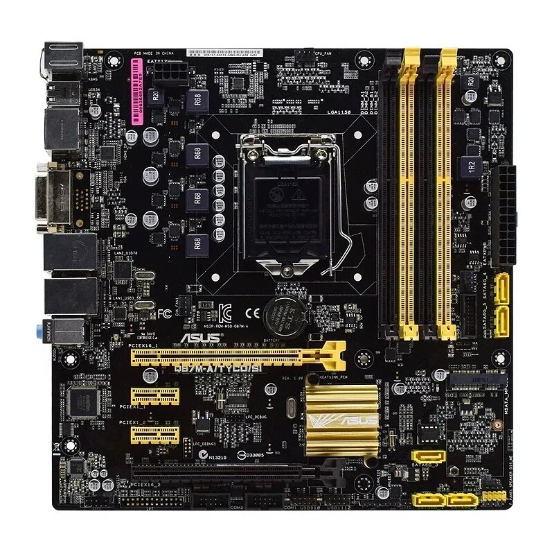 For ASUS Q87M-A/TYCD/SI motherboard LGA1150 DDR3 16G HDMI+DVI+DP M-ATX Tested OK