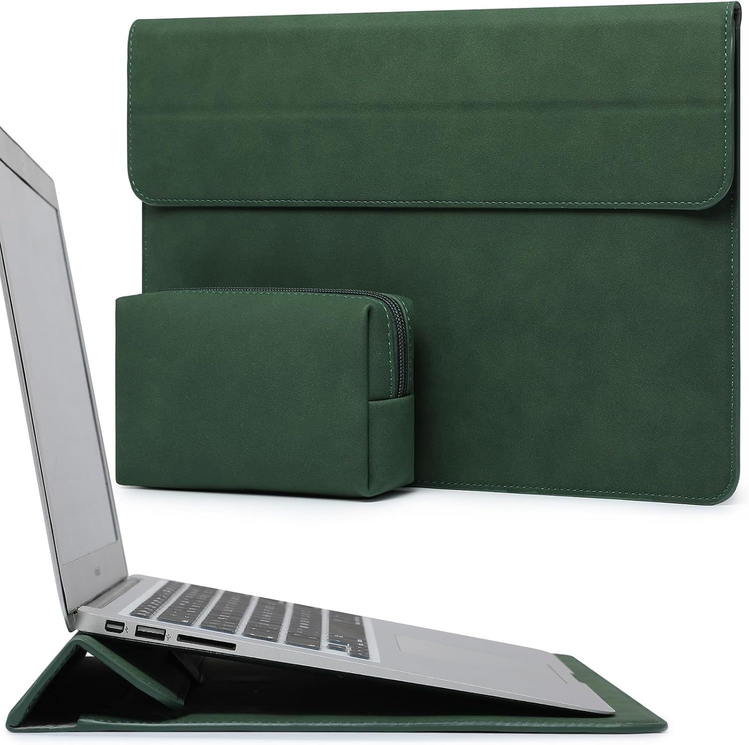 Laptop Sleeve Case 13.3-14 Inch with Stand for MacBook Pro 14 and Surface Laptop