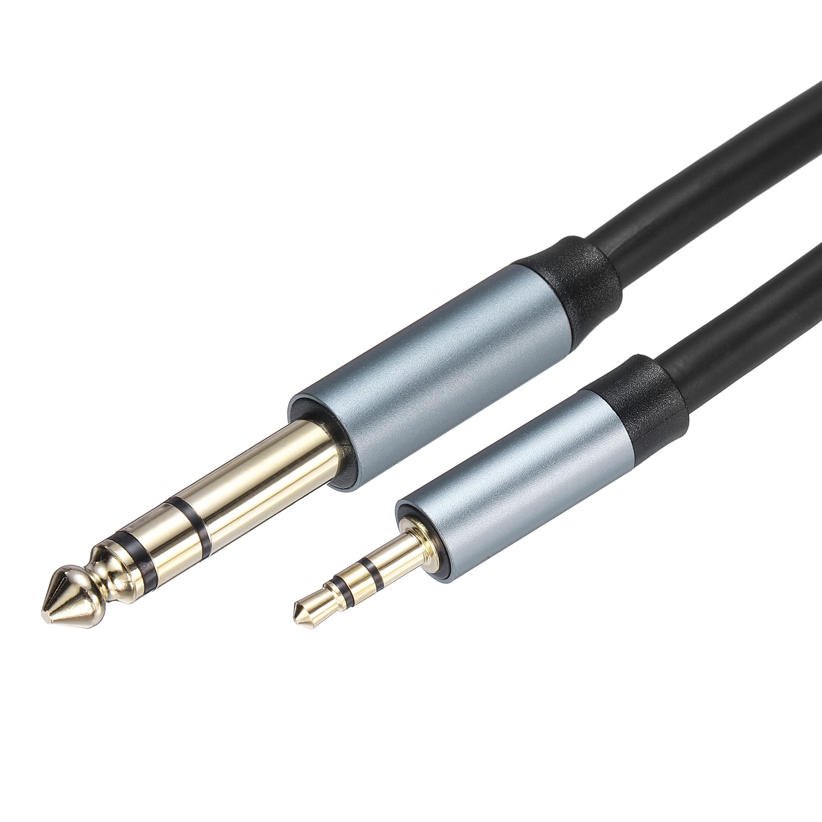 1/4" to 1/8"Stereo Audio Cable, 5FT Patch Cord Interconnect Adapter Cable, Black