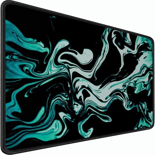 Large Mouse Pad, 31.5x15.7 inch Large Extended Computer Keyboard Mouse Mat, Wate