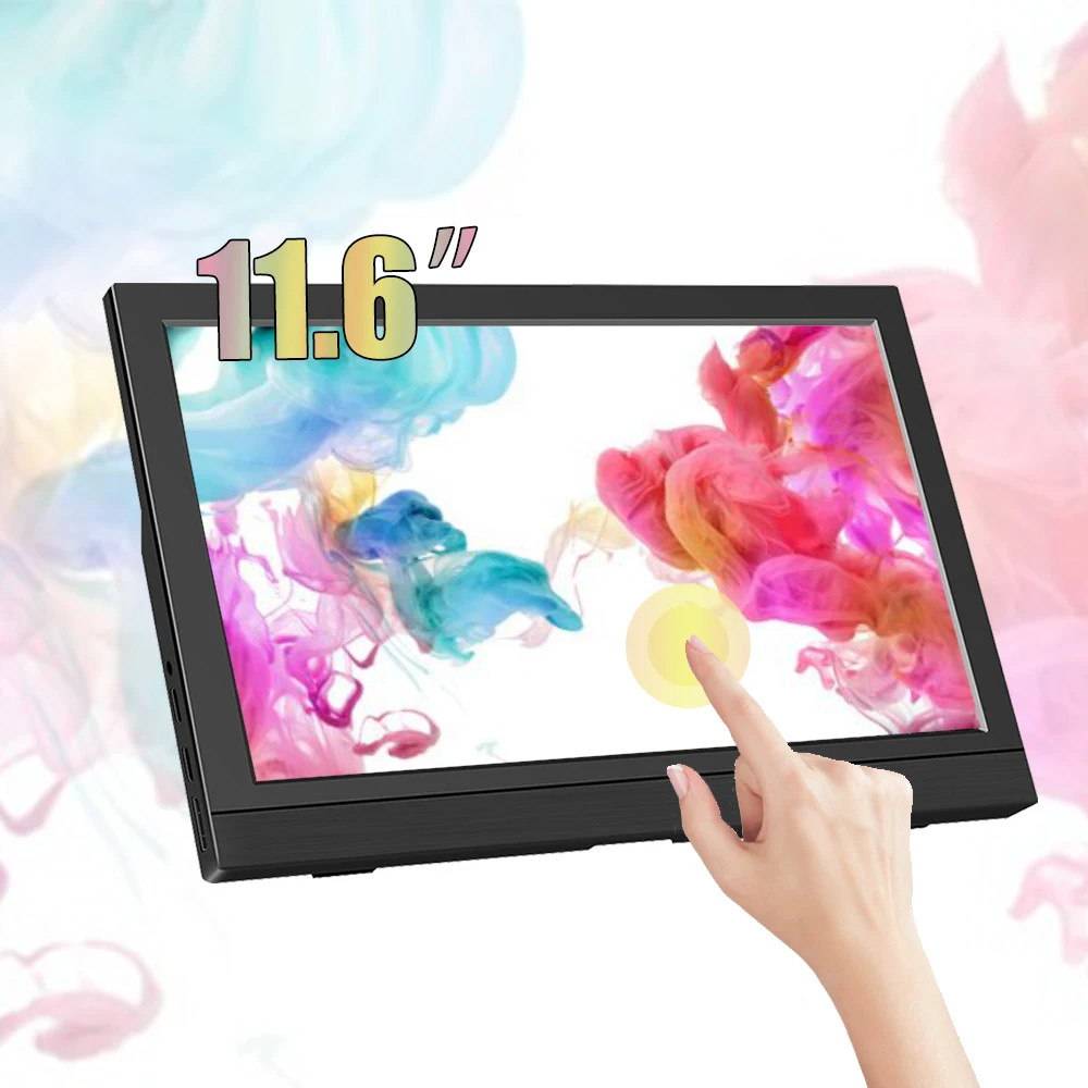 11.6" Portable Monitor Gaming screen on laptops, PCs, Xbox, Switch Touchable HD
