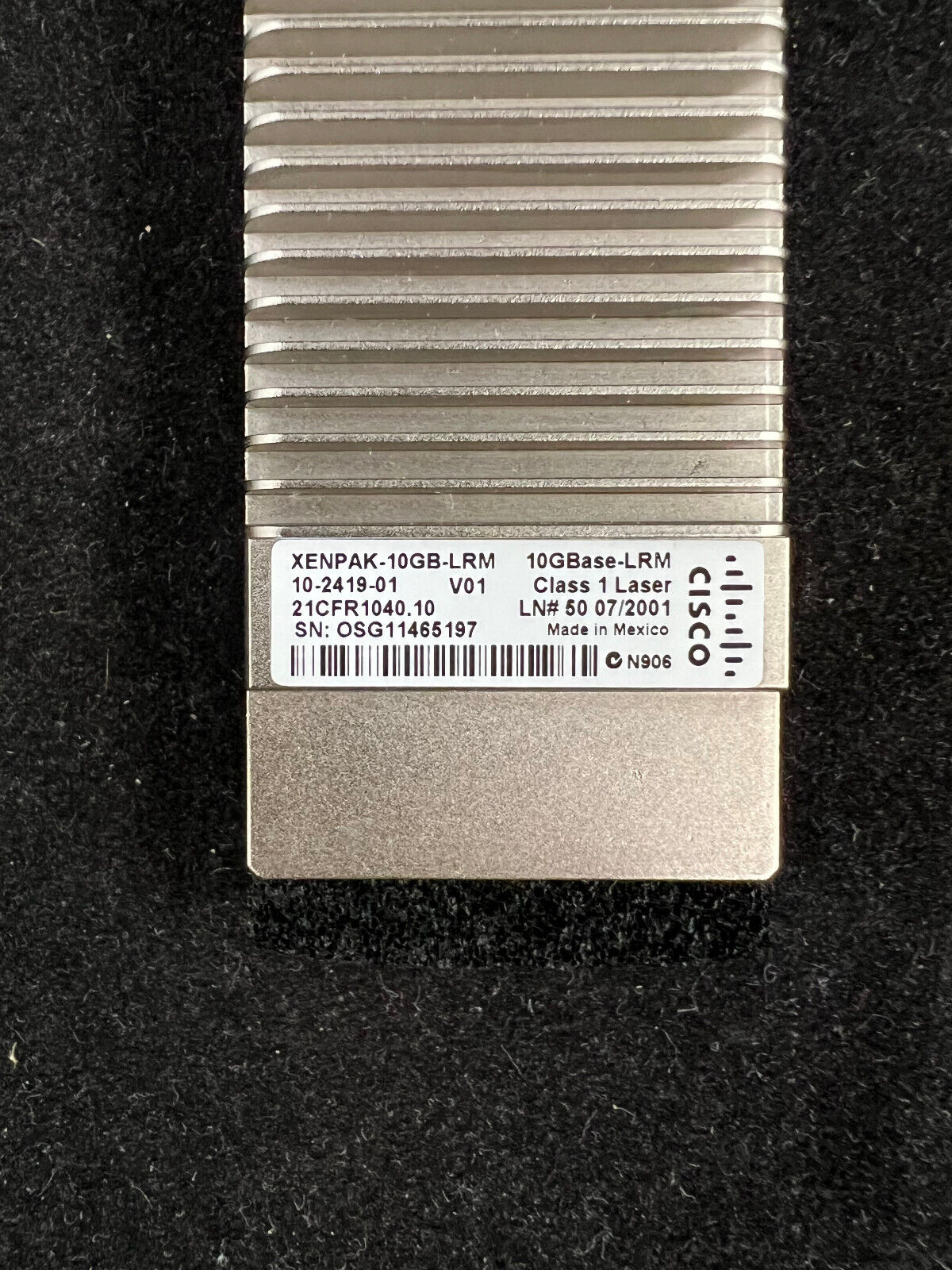 New Cisco XENPAK-10GB-LRM 10-2419-01 10G 220m 1310nm Optical Transceiver