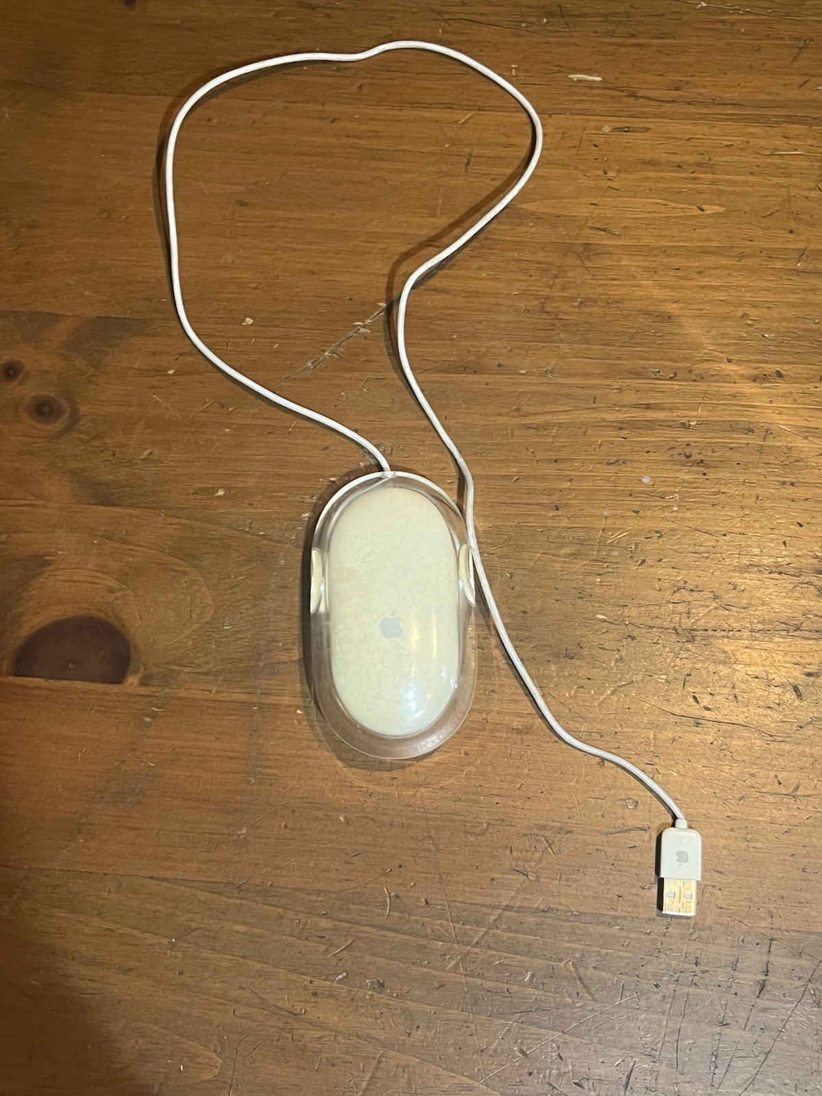 Apple Macintosh Pro Optical Mouse M5769 White USB Mouse Tested Works