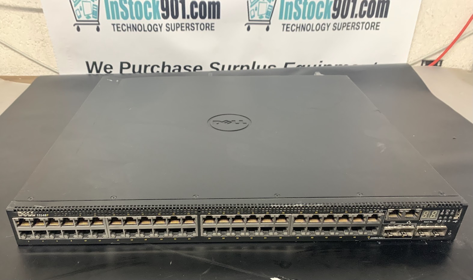Dell PowerSwitch S3148P 48-Port Ethernet Managed Network Switch w/Single PSU