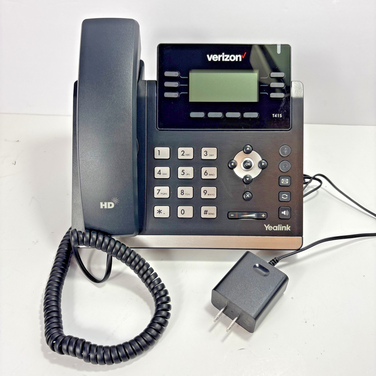 Yealink SIP-T41S IP Phone (Verizon Branded) - Black - Excellent - 