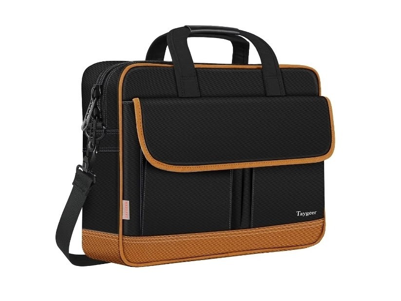 Taygeer Laptop Briefcase, 15.6 Inch Messenger Shoulder Bag, Black...