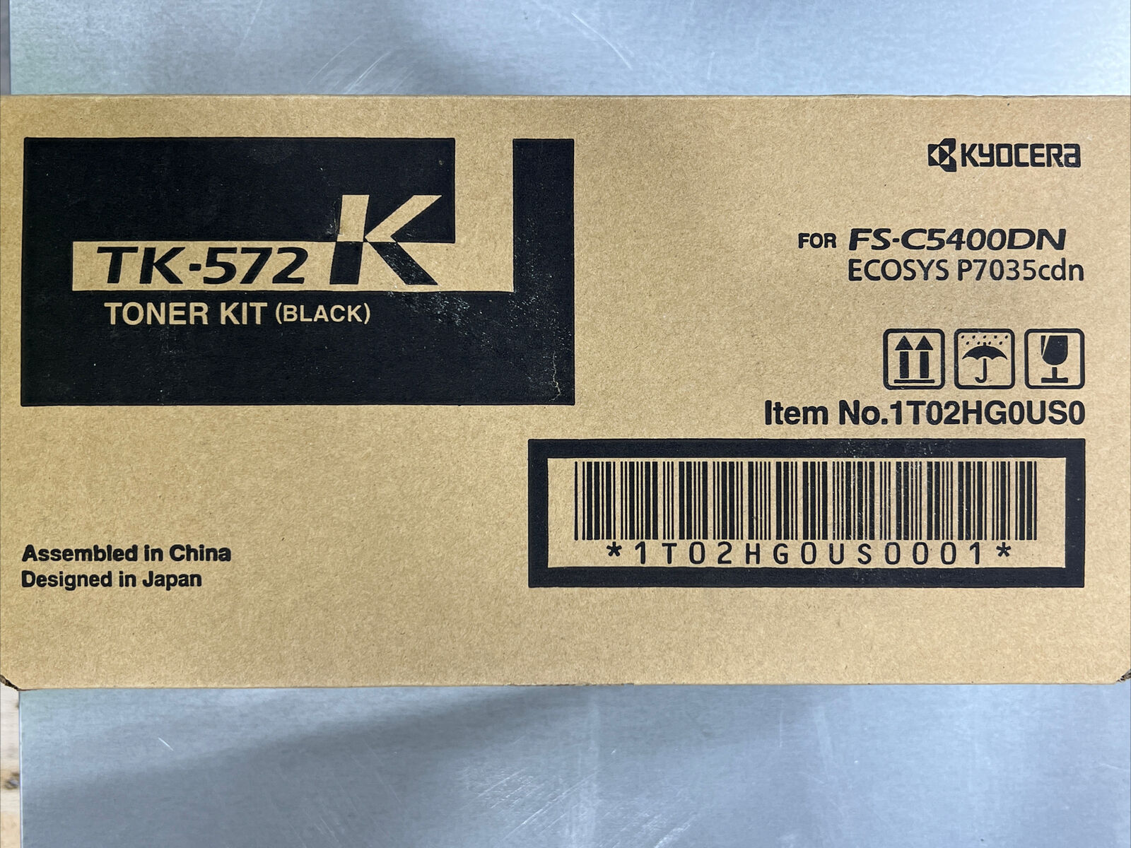 Genuine Kyocera TK-572K Black Toner Cartridge