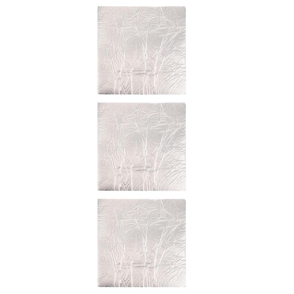 3pcs 3D Printer Heated Bed Insulation Pad - 35x35cm High Density Self Adhesive