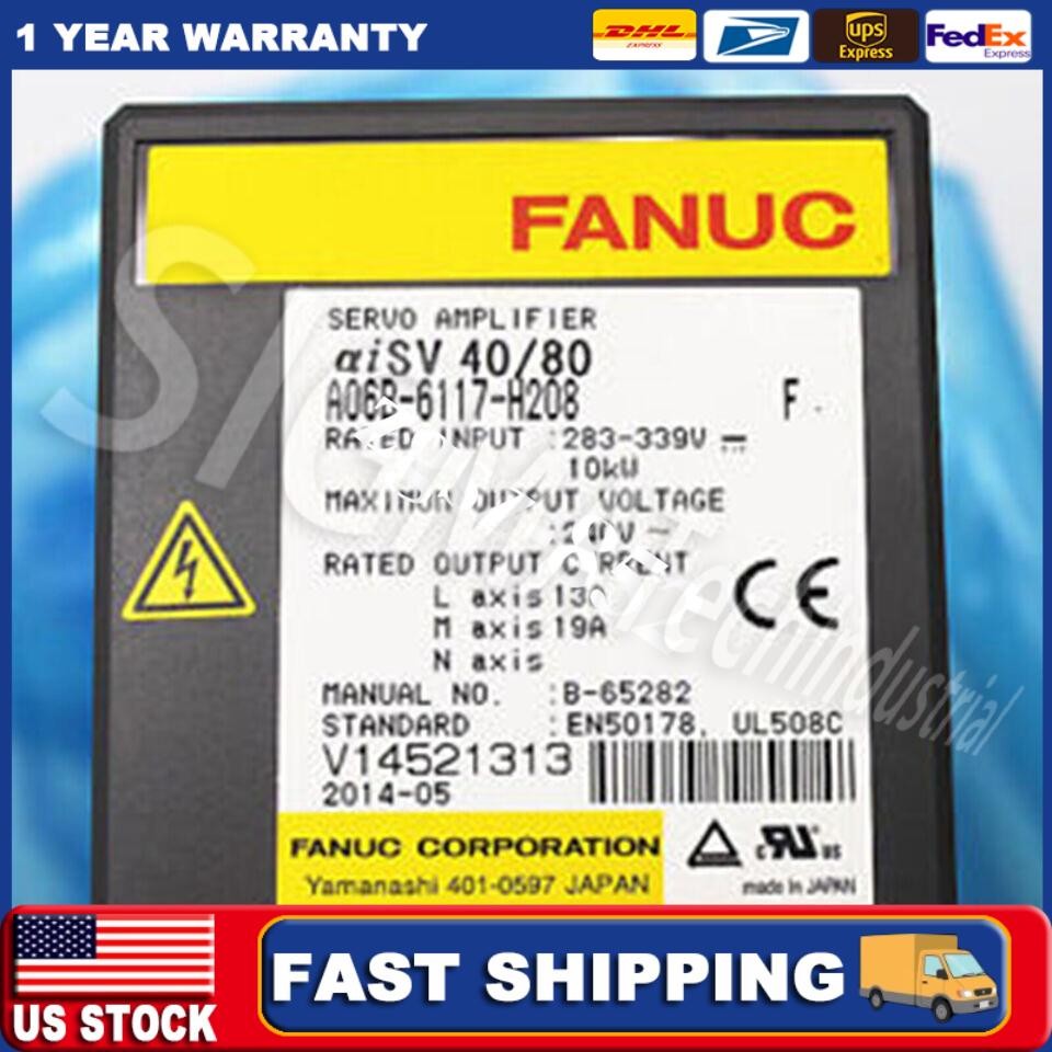 1PC New Fanuc A06B-6117-H208 Servo Driver Expedited Shipping FEDEX DHL