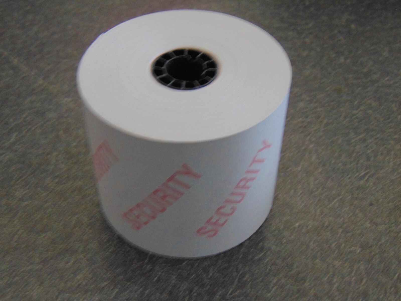6 PACK of High Security Thermal Printer Paper. One Side Security. * RARE FIND *