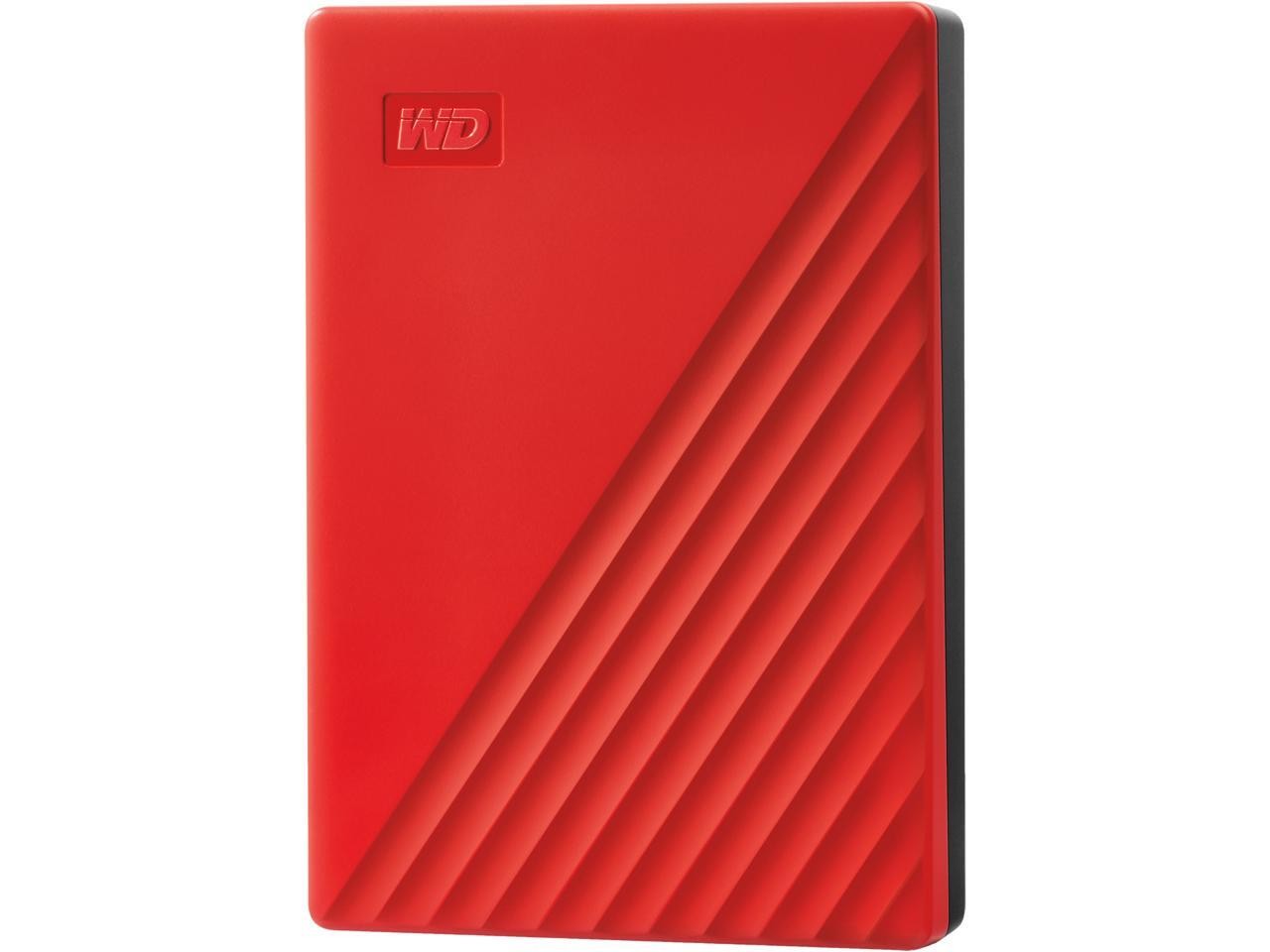 WD 4TB My Passport Portable Storage External Hard Drive USB 3.2 for PC/MAC Red (