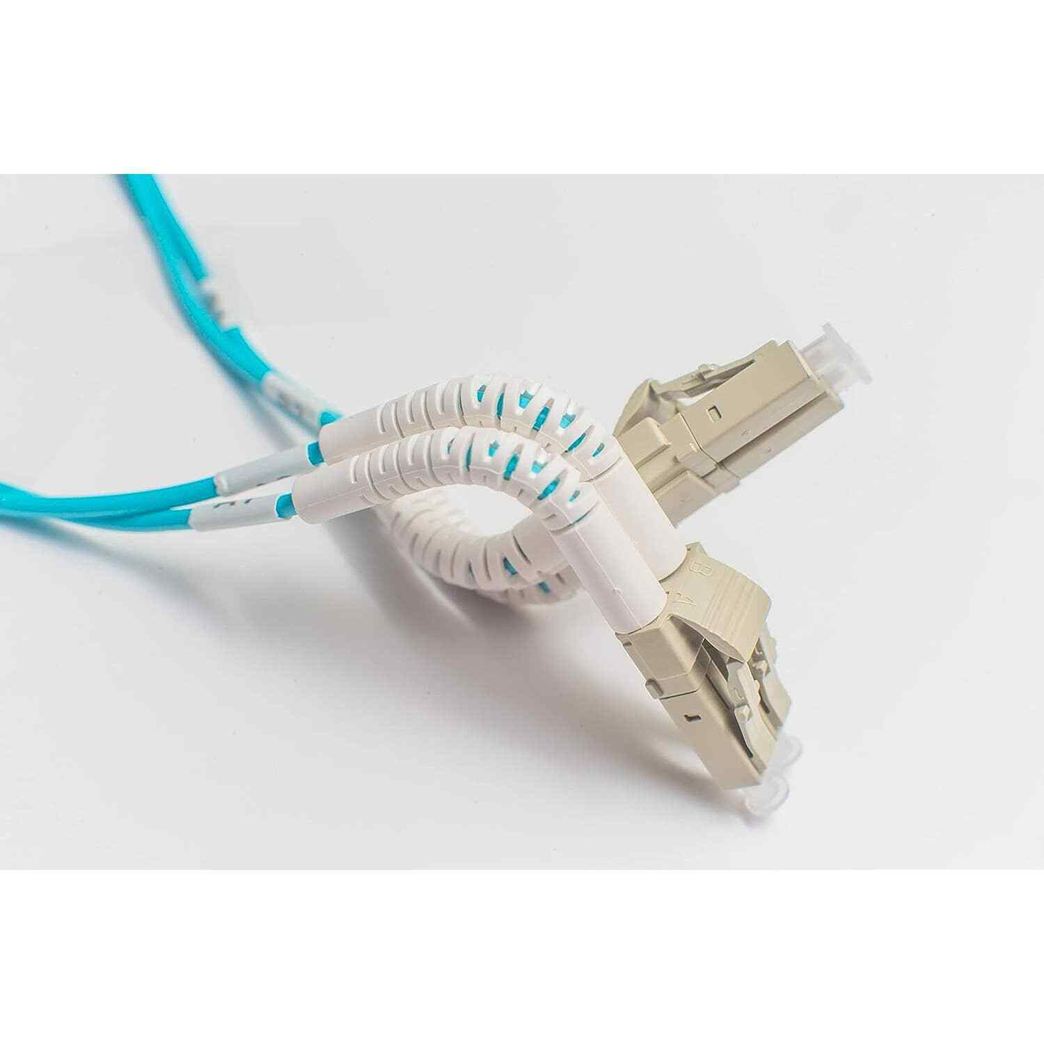 FiberCablesDirect - 2M OM4 LC LC Fiber Patch Cable (6.56ft)