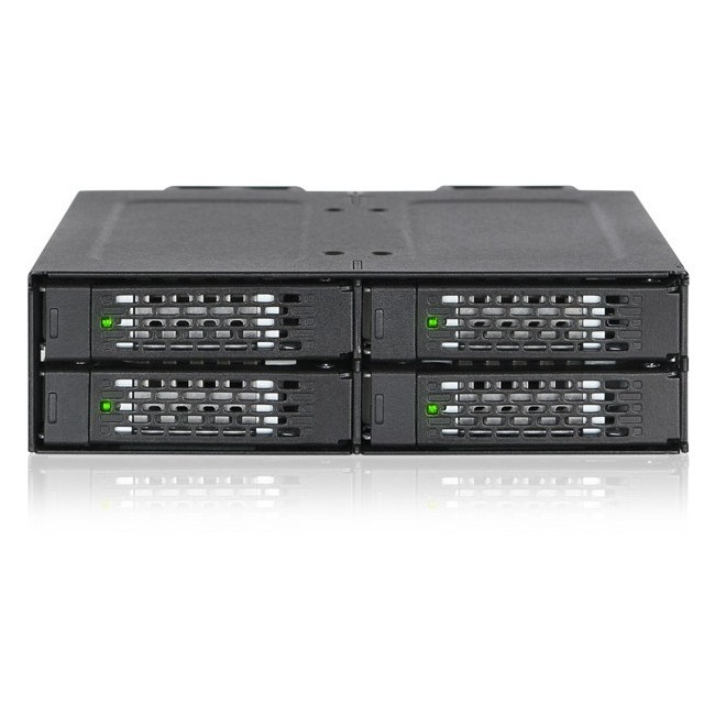 Icy Dock MB699VPB ToughArmor 4-Bay NVMe U.2 SSD Enclosure Black