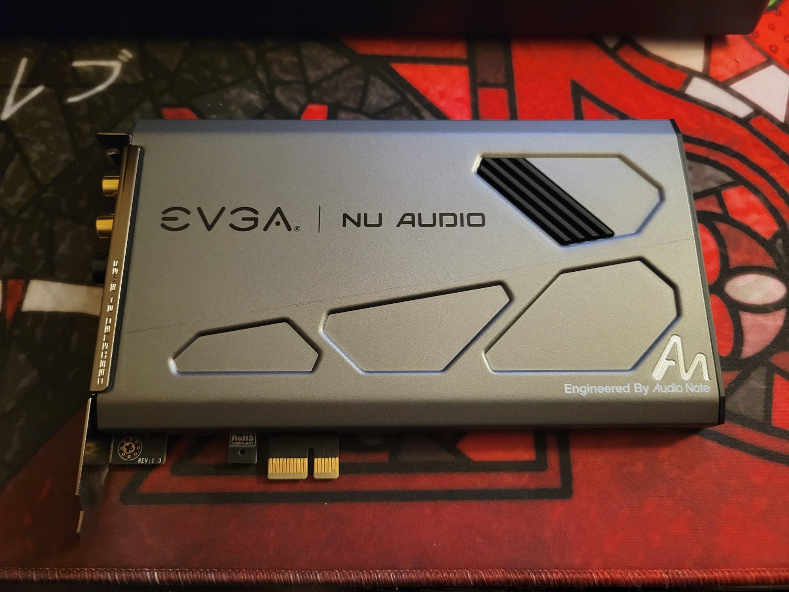 EVGA NU Audio PCIe x1 Internal Sound Card 2.0ch Optical & 3.5mm I/O
