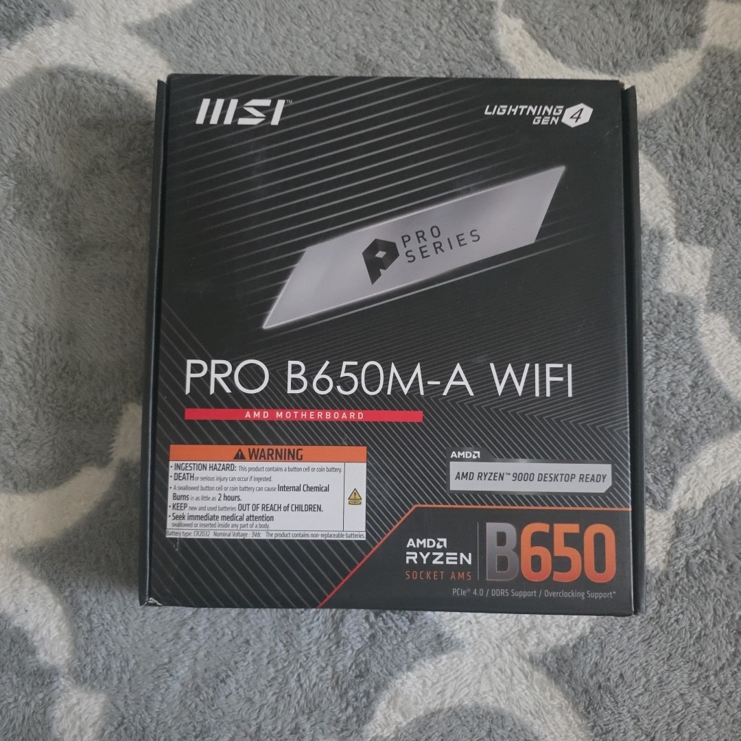 MSI PRO B650M-A WiFi AM5 MicroATX AMD Motherboard