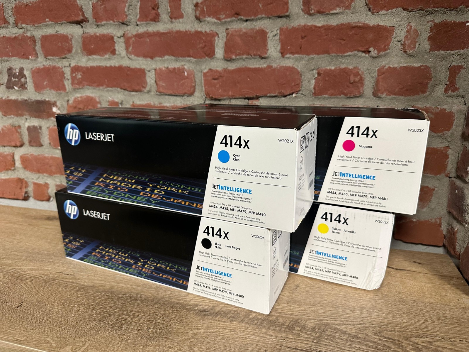 HP 414X High Yield Toner Set 4-Pack (W2020X–W2023X)