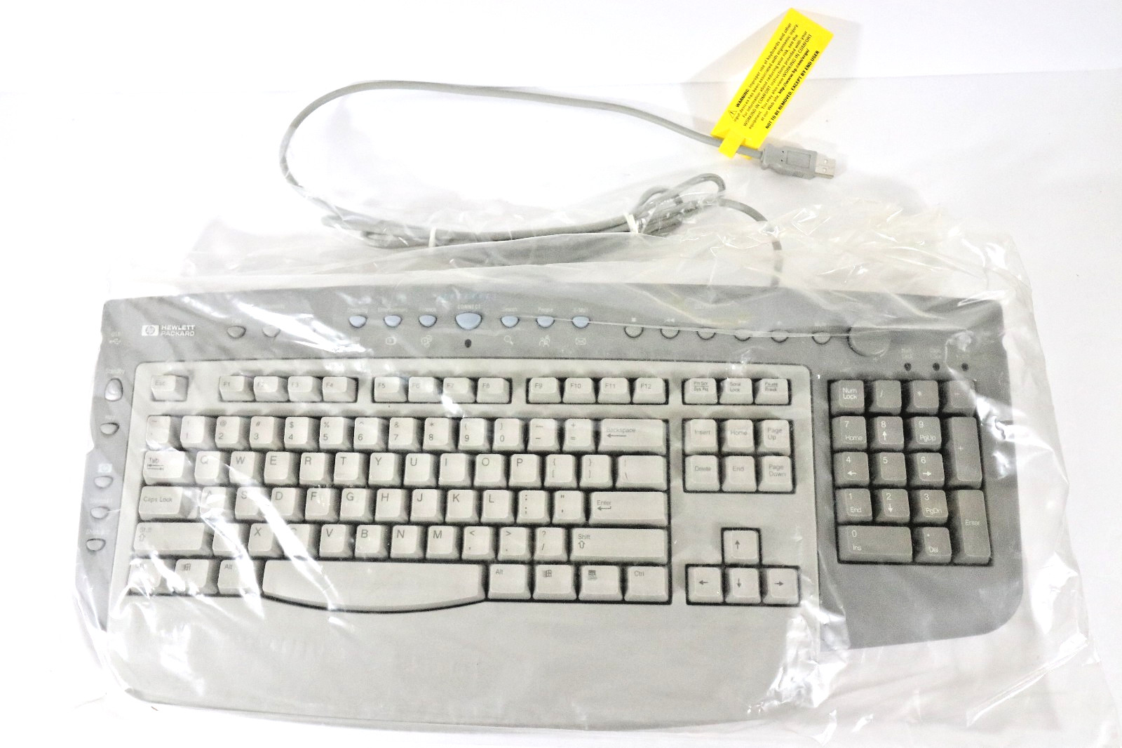 *NEW* Vintage 1999 HP Heavy-Duty 6511-SU Multimedia USB Keyboard