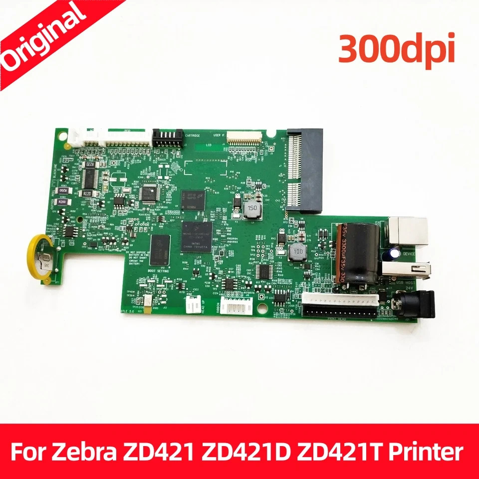 Original Motherboard Main Board For Zebra ZD421 ZD421D ZD421T Printer 300dpi