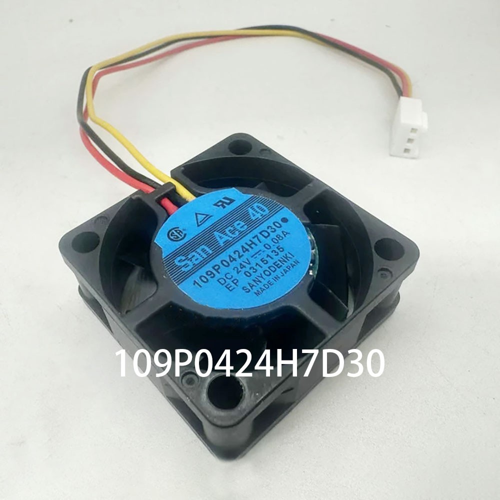 New Axial flow SANYO fan 109P0424H7D30 A90L-0001-0441#X 24VDC 0.08A 40*40*15mm