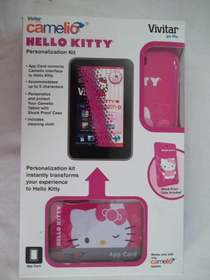 HELLO KITTY 7" Camelio Tablet for Vivitar Accessory Pack/Personalization Kit 